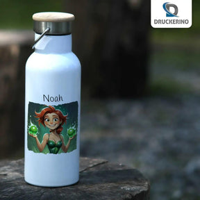Kinder Trinkflasche Kristallmagierin - Druckerino