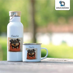 Kinder Trinkflasche Kuschelfreund - Druckerino