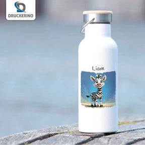 Kinder Trinkflasche Oasenfreund Zebra - Druckerino