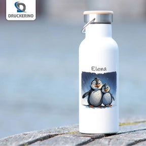 Kinder Trinkflasche Pinguin-Abenteuer - Druckerino