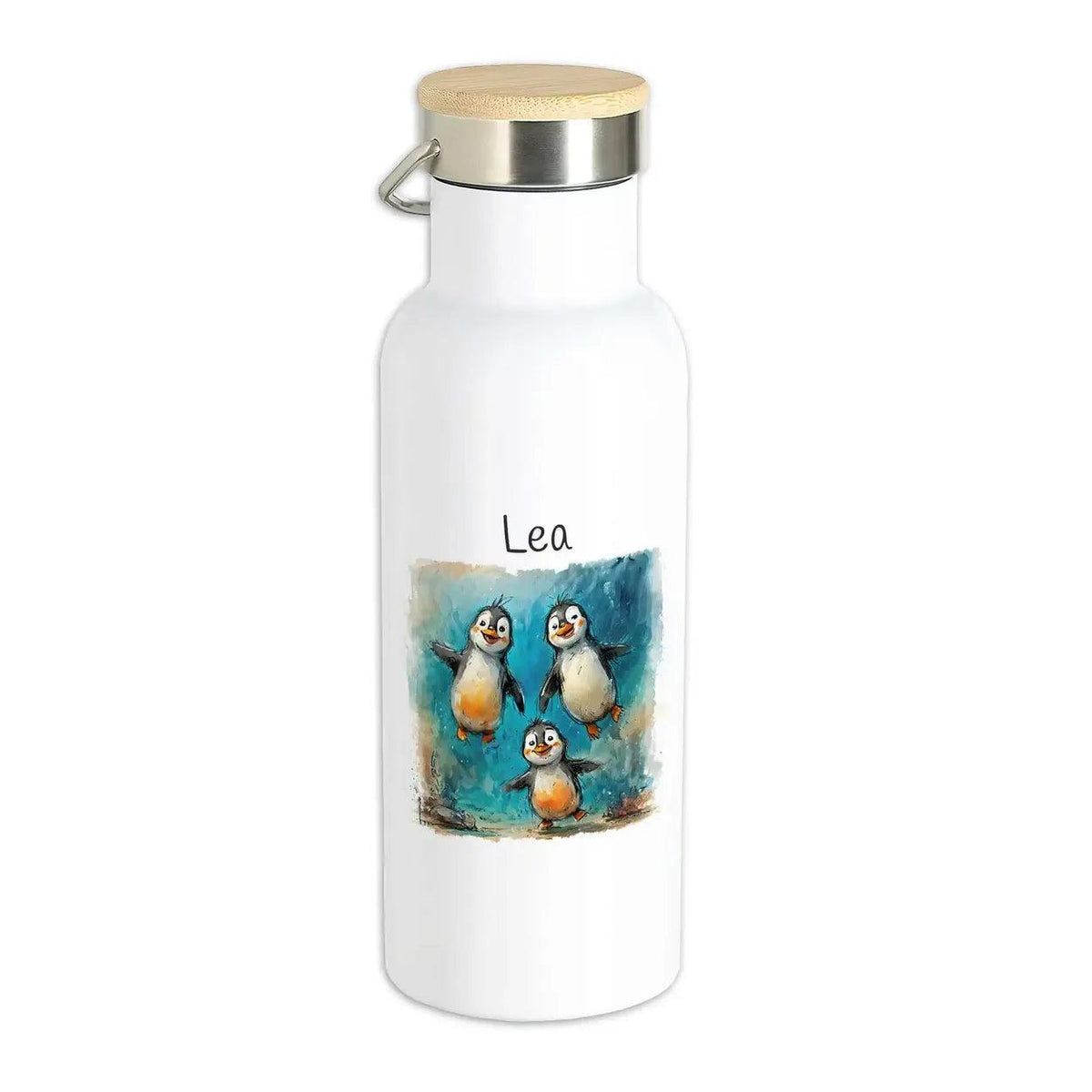 Kinder Trinkflasche Pinguin-Power - Druckerino