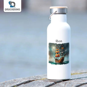 Kinder Trinkflasche Piratenschiff - Druckerino