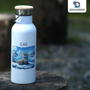 Kinder Trinkflasche Polarabenteuer - Druckerino