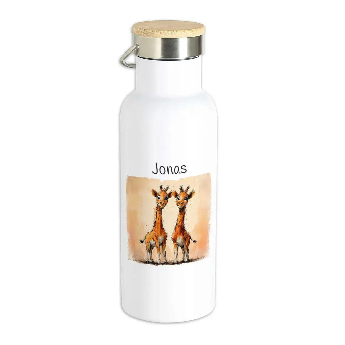 Kinder Trinkflasche Safari-Zauber Giraffen - Druckerino