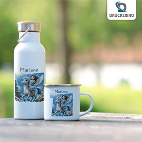 Kinder Trinkflasche Trinkzauber Pegasus - Druckerino