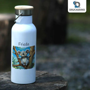 Kinder Trinkflasche Waldtier Abenteuer - Druckerino