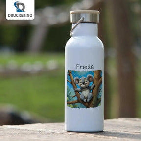 Kinder Trinkflasche Waldtier Abenteuer - Druckerino