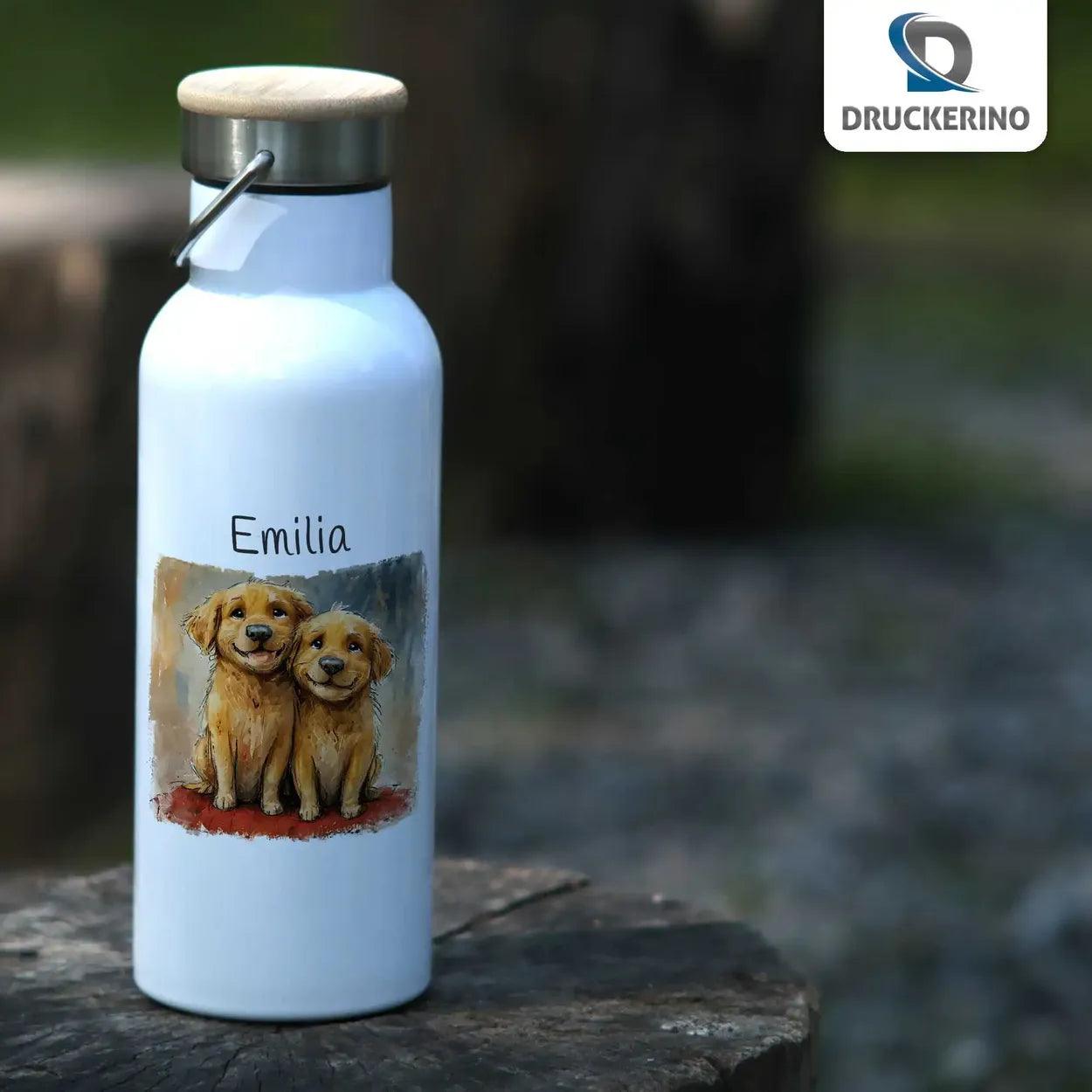 Kinder Trinkflasche Weltenbummler - Druckerino
