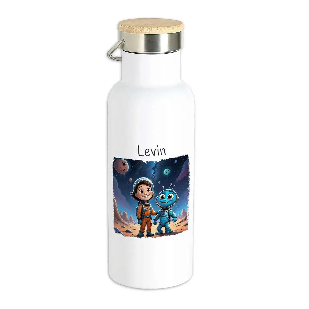 Kinder Trinkflasche Weltraumabenteurer - Druckerino