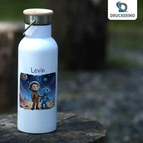 Kinder Trinkflasche Weltraumabenteurer - Druckerino