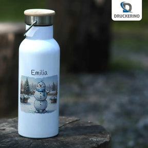 Kinder Trinkflasche Winterfreunde - Druckerino