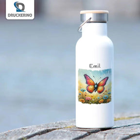 Kinder Trinkflasche Zauberfalter - Druckerino
