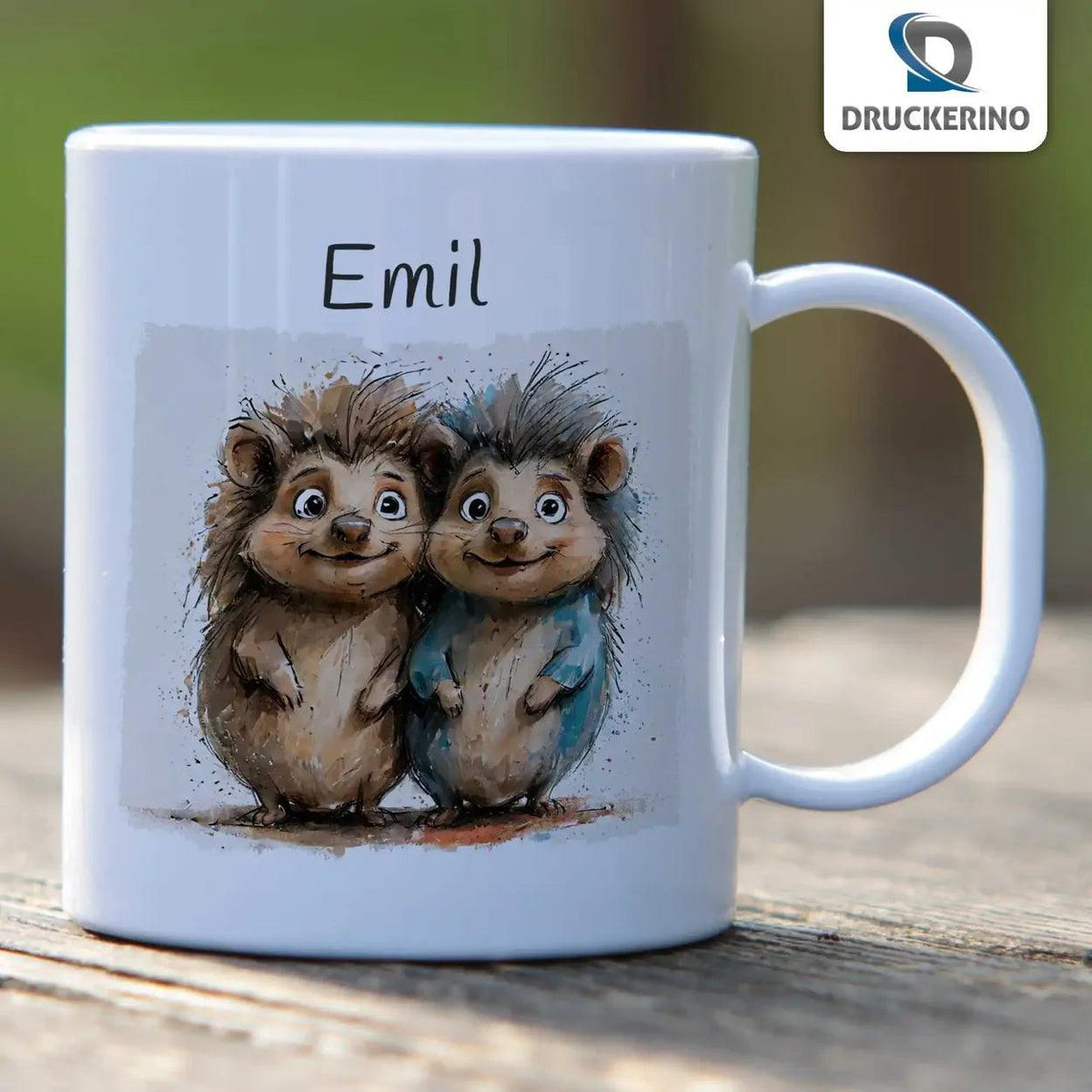 Kindertasse mit Namen | Abenteuerfreunde - Druckerino