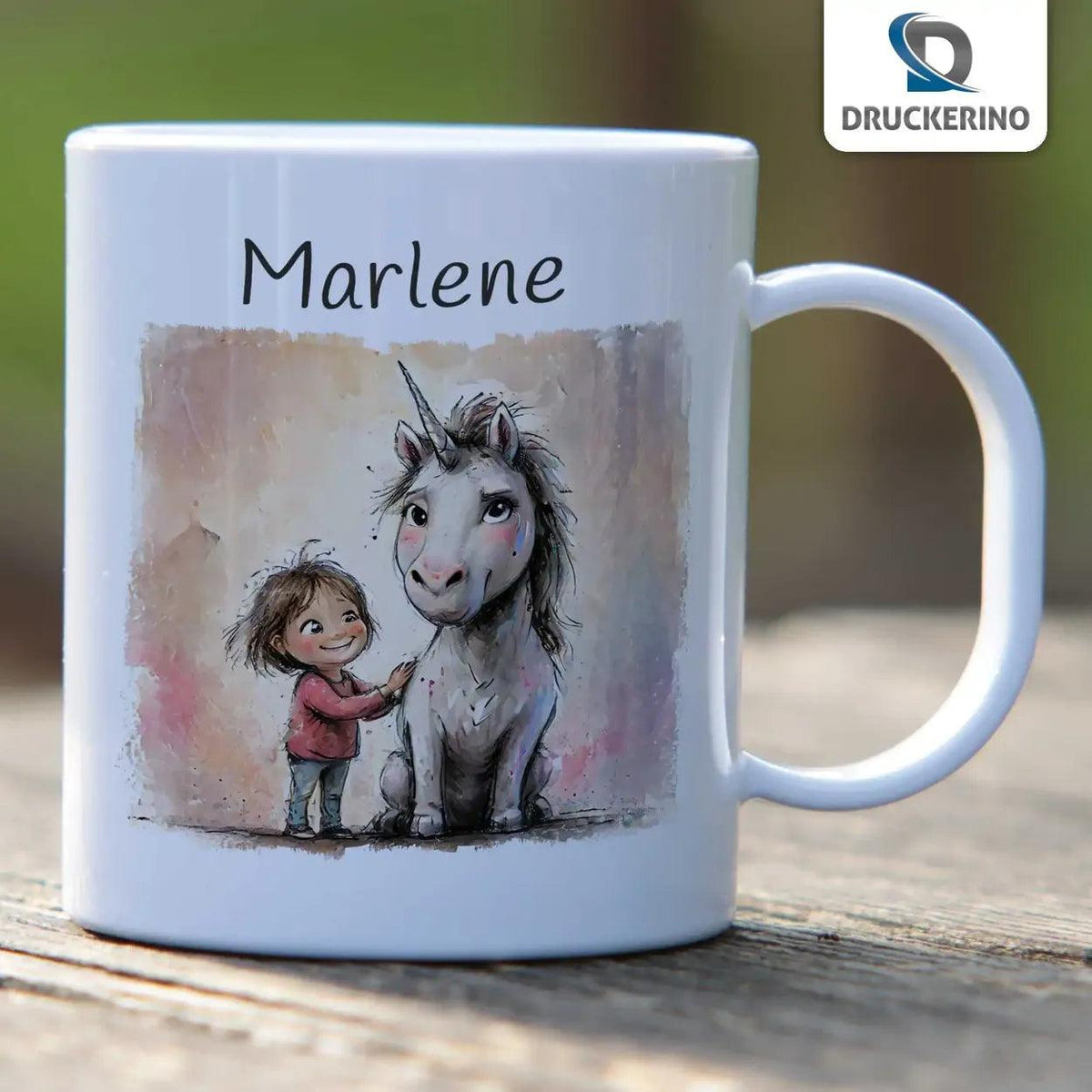 Kindertasse mit Namen | Zauberfreundschaft - Druckerino