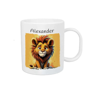 Kindertasse | Löwenstarker Morgengruß | 320ml - Druckerino