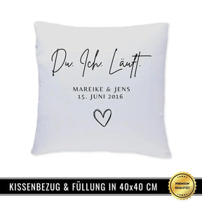 Kissen Du. Ich. Läuft. - Druckerino