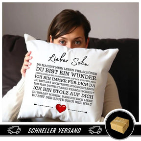 Kissen - Lieber Sohn - Druckerino