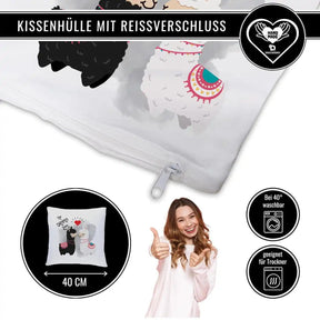 Kissen - No Drama Lama - Druckerino