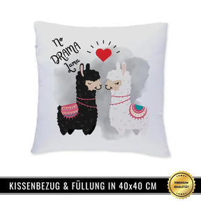 Kissen - No Drama Lama - Druckerino