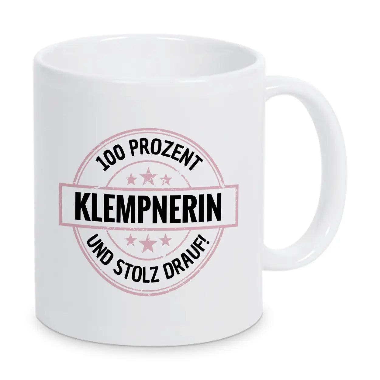Klempnerin 100 Prozent Tasse - Druckerino