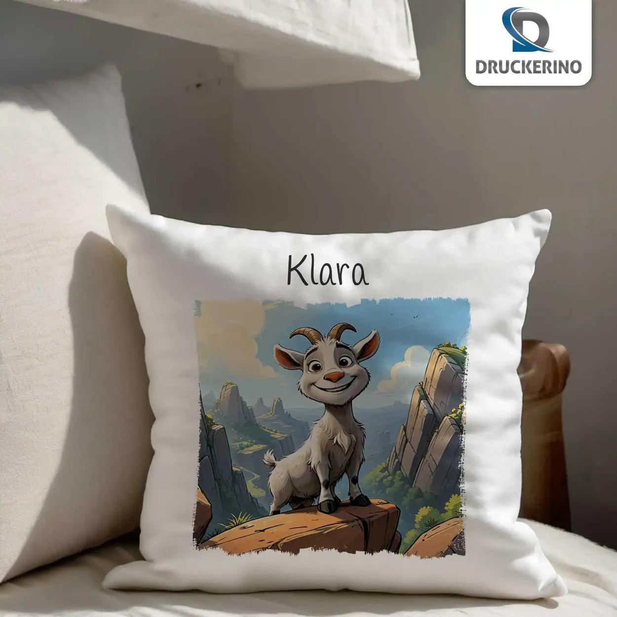 Kuschelkissen Kinder | Abenteuerberg 40x40 cm - Druckerino