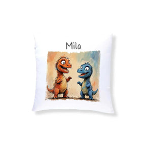 Kuschelkissen Kinder | Dino Freunde 40x40 cm - Druckerino