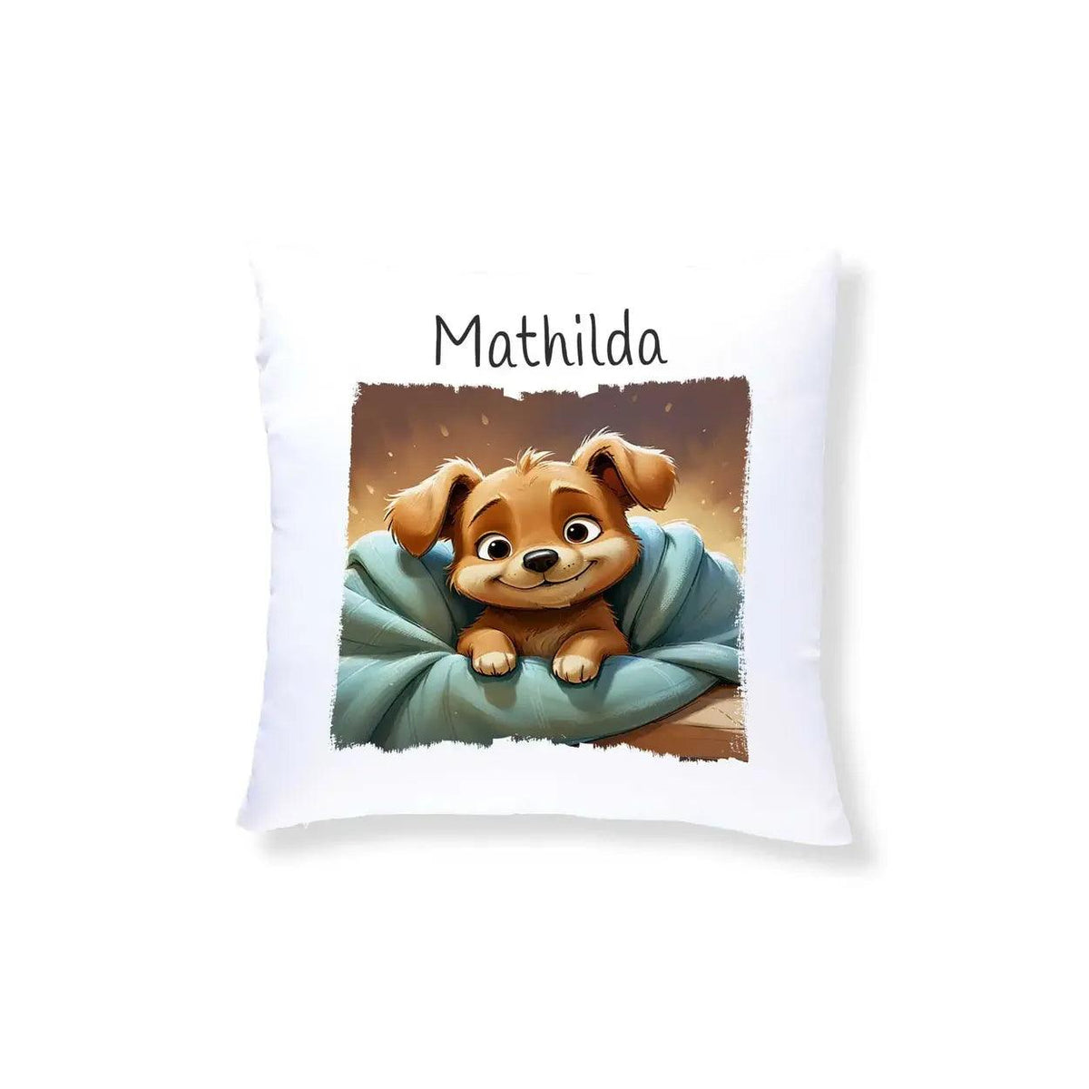 Kuschelkissen Kinder | Kuschelwelpe 40x40 cm - Druckerino
