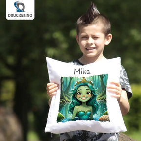 Kuschelkissen Kinder | Meerjungfrau 40x40 cm - Druckerino