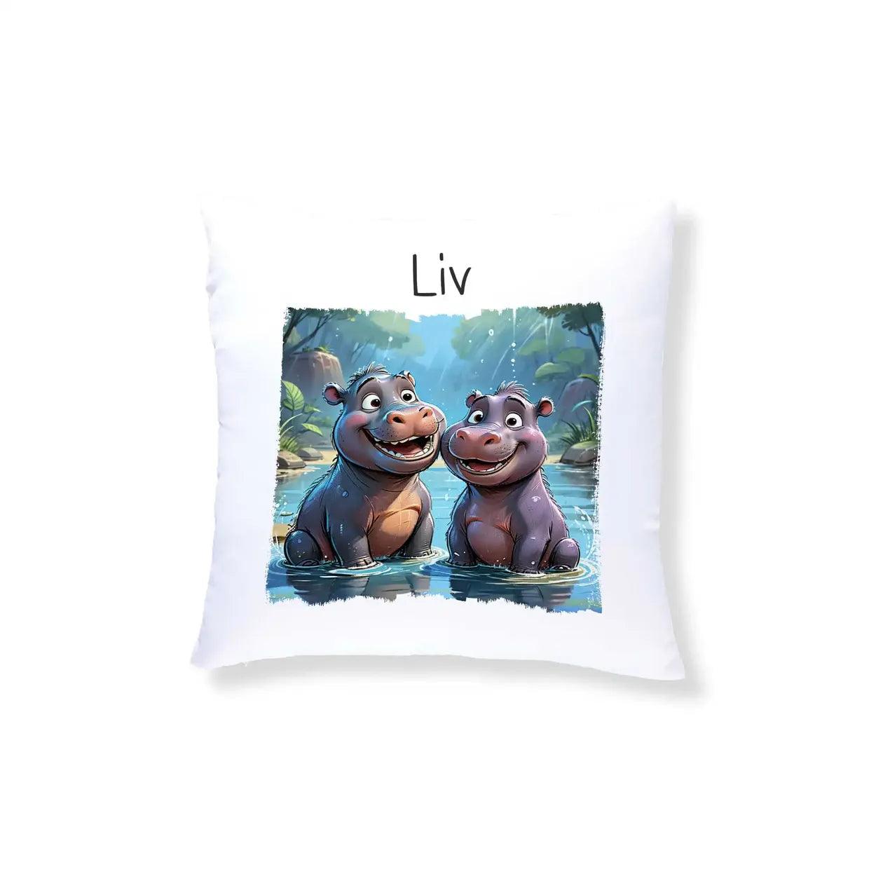 Kuschelkissen Kinder | Safari-Abenteuer 40x40 cm - Druckerino