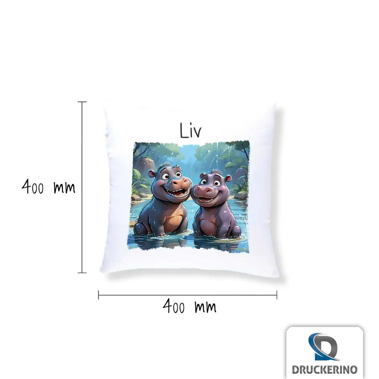 Kuschelkissen Kinder | Safari-Abenteuer 40x40 cm - Druckerino