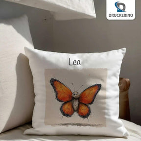 Kuschelkissen Kinder | Schmetterling 40x40 cm - Druckerino