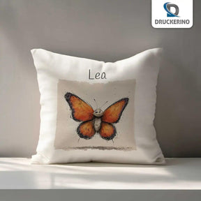Kuschelkissen Kinder | Schmetterling 40x40 cm - Druckerino
