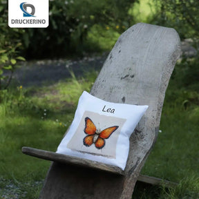 Kuschelkissen Kinder | Schmetterling 40x40 cm - Druckerino