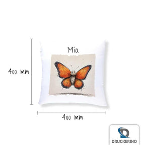 Kuschelkissen Kinder | Schmetterling 40x40 cm - Druckerino