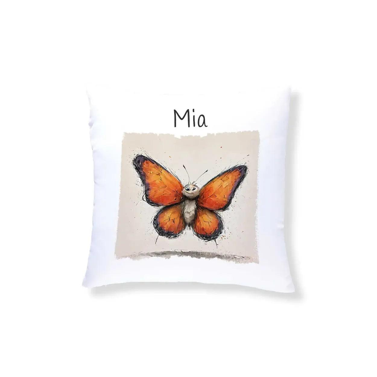 Kuschelkissen Kinder | Schmetterling 40x40 cm - Druckerino