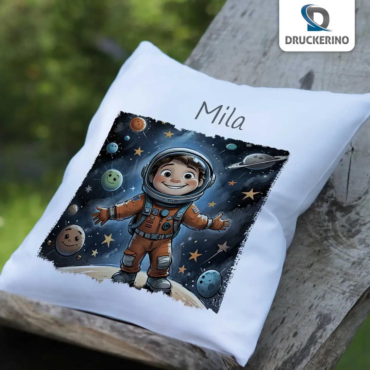 Kuschelkissen Kinder | Sternenabenteurer 40x40 cm - Druckerino