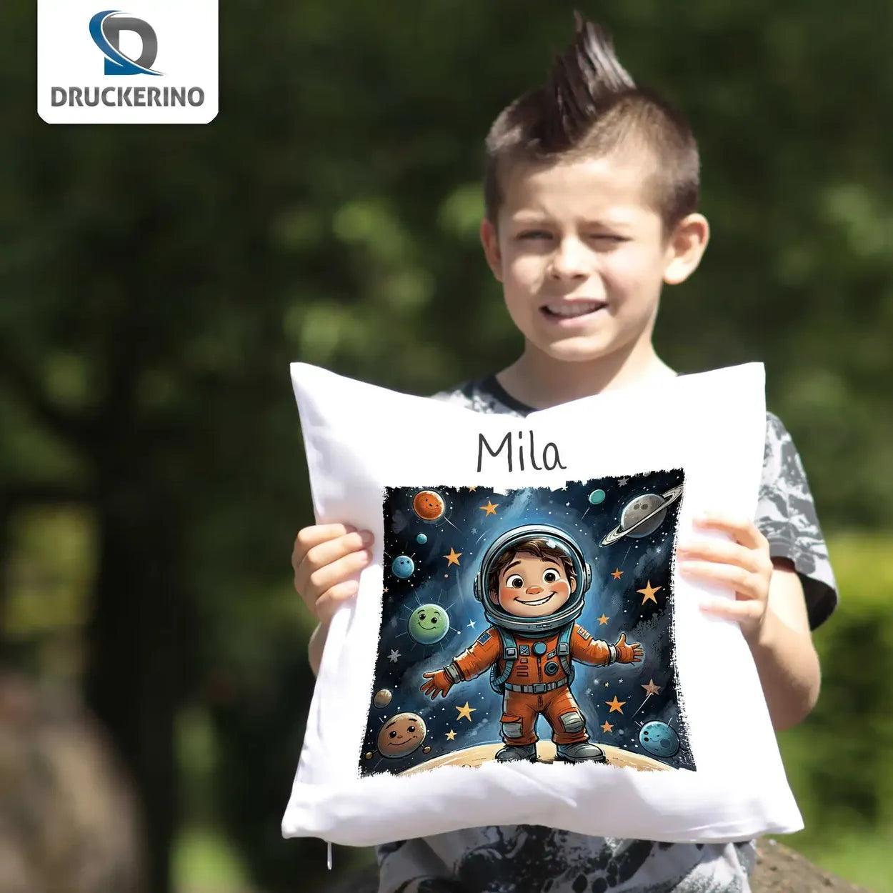 Kuschelkissen Kinder | Sternenabenteurer 40x40 cm - Druckerino