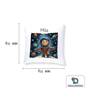 Kuschelkissen Kinder | Sternenabenteurer 40x40 cm - Druckerino