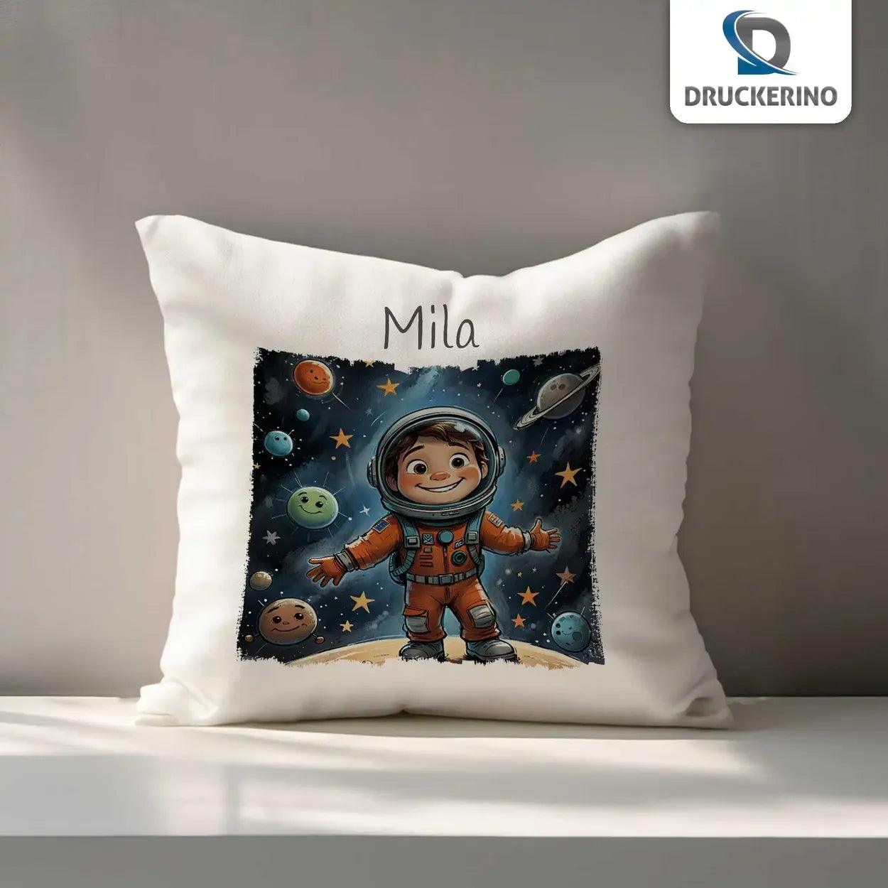Kuschelkissen Kinder | Sternenabenteurer 40x40 cm - Druckerino