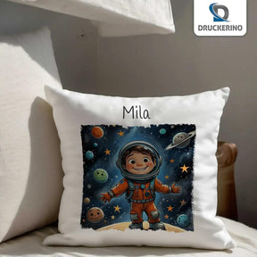 Kuschelkissen Kinder | Sternenabenteurer 40x40 cm - Druckerino