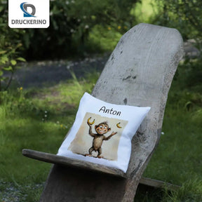 Kuschelkissen Kinder | Traum Affe 40x40 cm - Druckerino