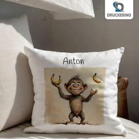 Kuschelkissen Kinder | Traum Affe 40x40 cm - Druckerino