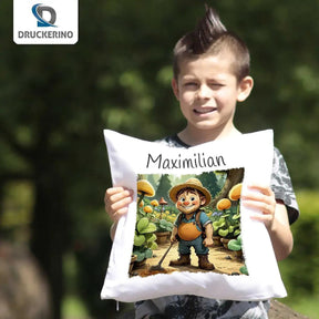 Kuschelkissen Kinder | Traumabenteurer 40x40 cm - Druckerino
