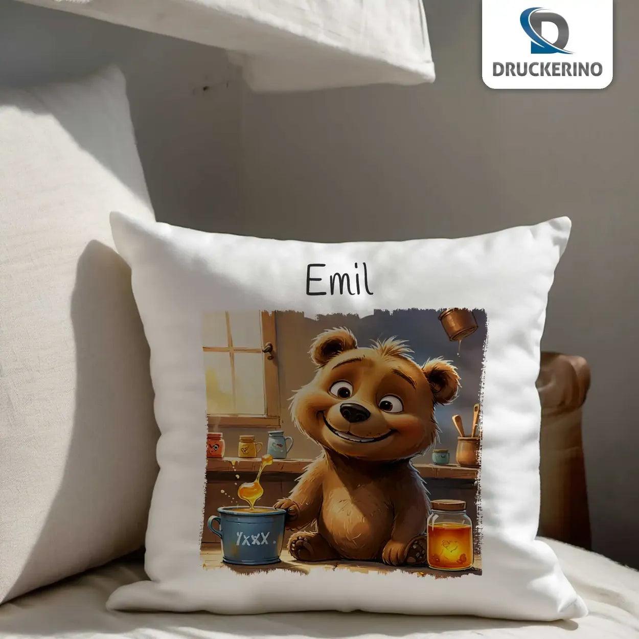 Kuschelkissen Kinder | Traumbärchen 40x40 cm - Druckerino