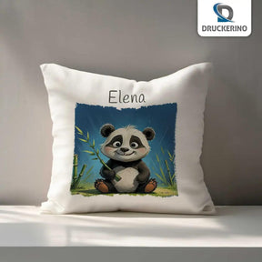 Kuschelkissen Kinder | Traumbegleiter Panda 40x40 cm - Druckerino