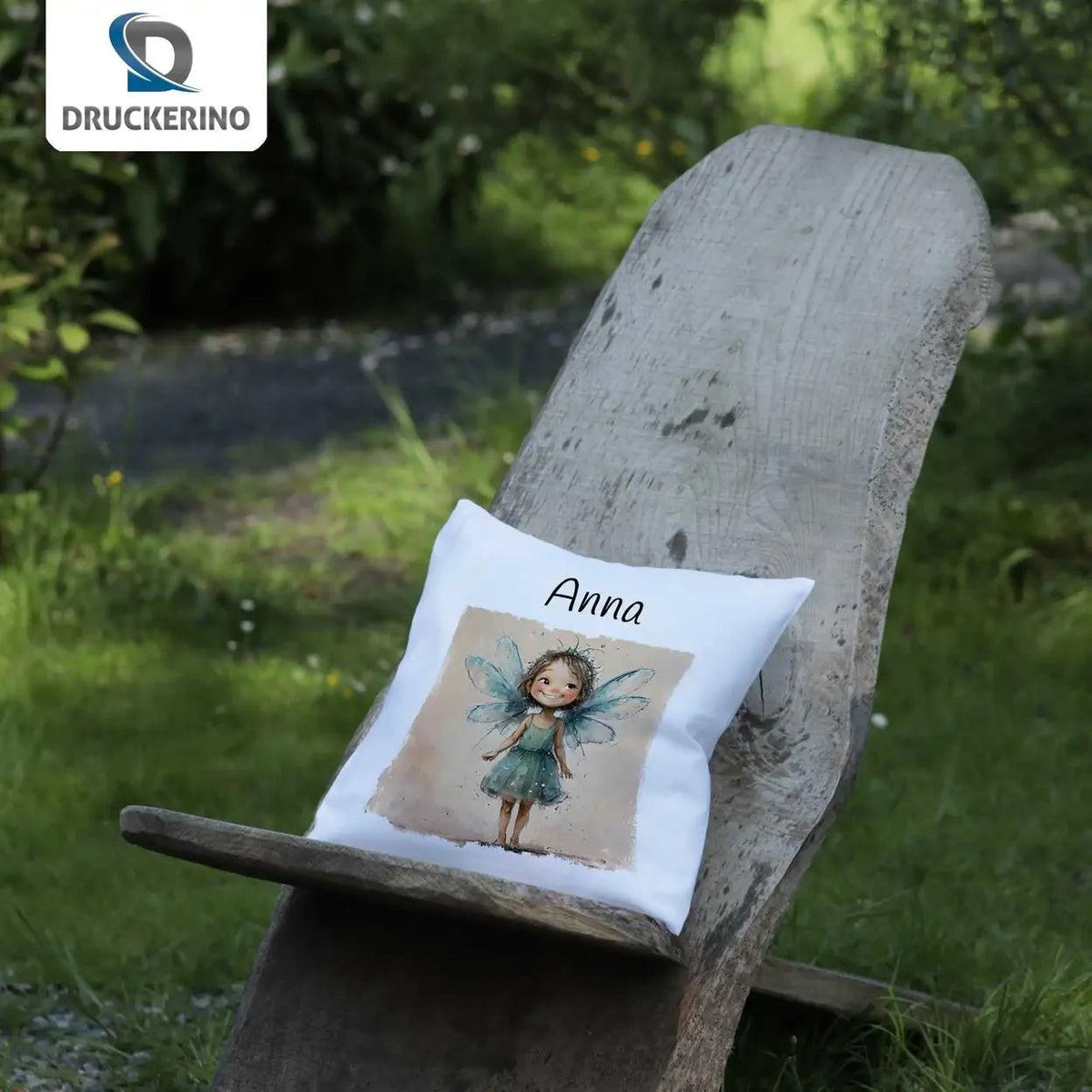 Kuschelkissen Kinder | Traumelfenflug 40x40 cm - Druckerino