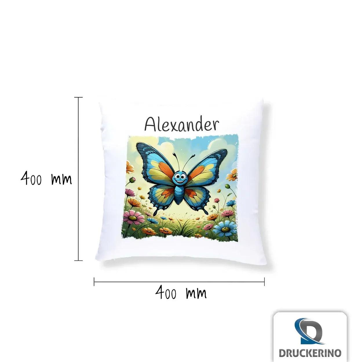 Kuschelkissen Kinder | Traumfalter 40x40 cm - Druckerino