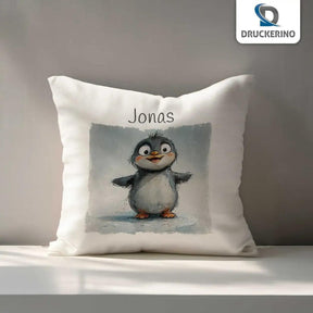 Kuschelkissen Kinder | Traumfreund Pinguin 40x40 cm - Druckerino