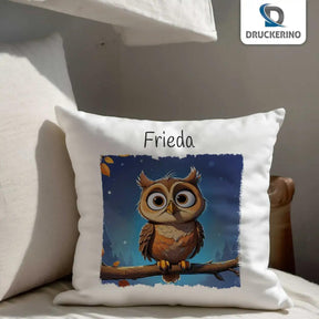 Kuschelkissen Kinder | Traumhüter Eule 40x40 cm - Druckerino