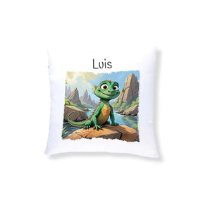 Kuschelkissen Kinder | Traumreise Drachenfreund 40x40 cm - Druckerino